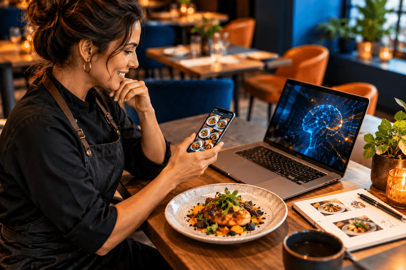 Restaurant marketing article illustration
