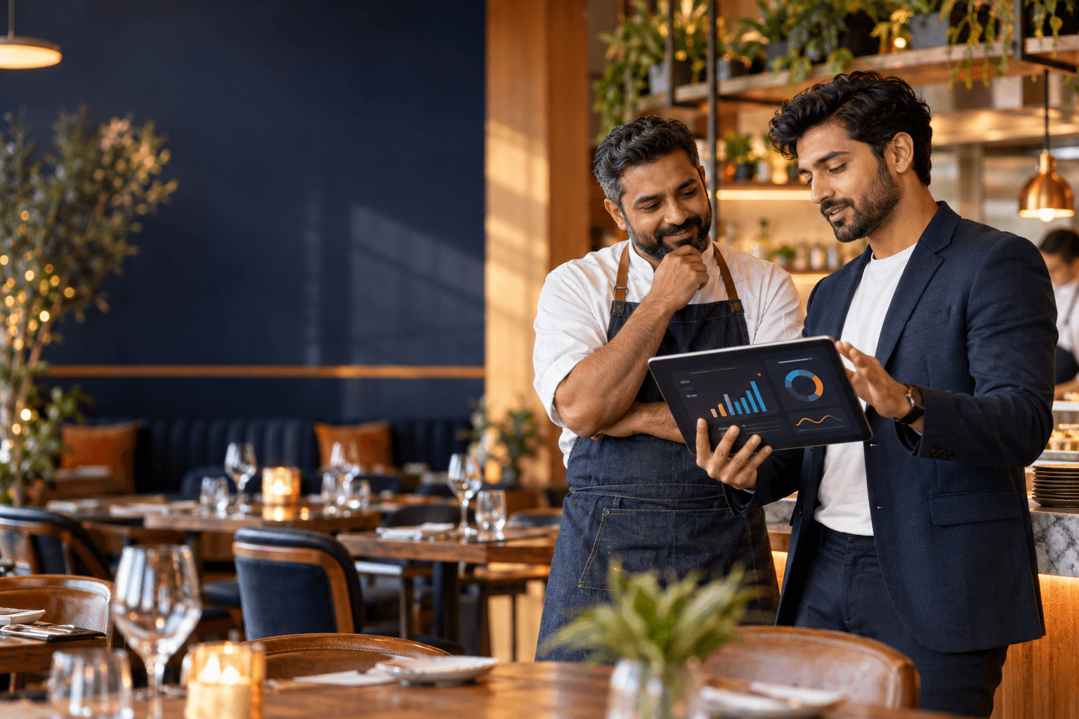 Restaurant marketing article illustration