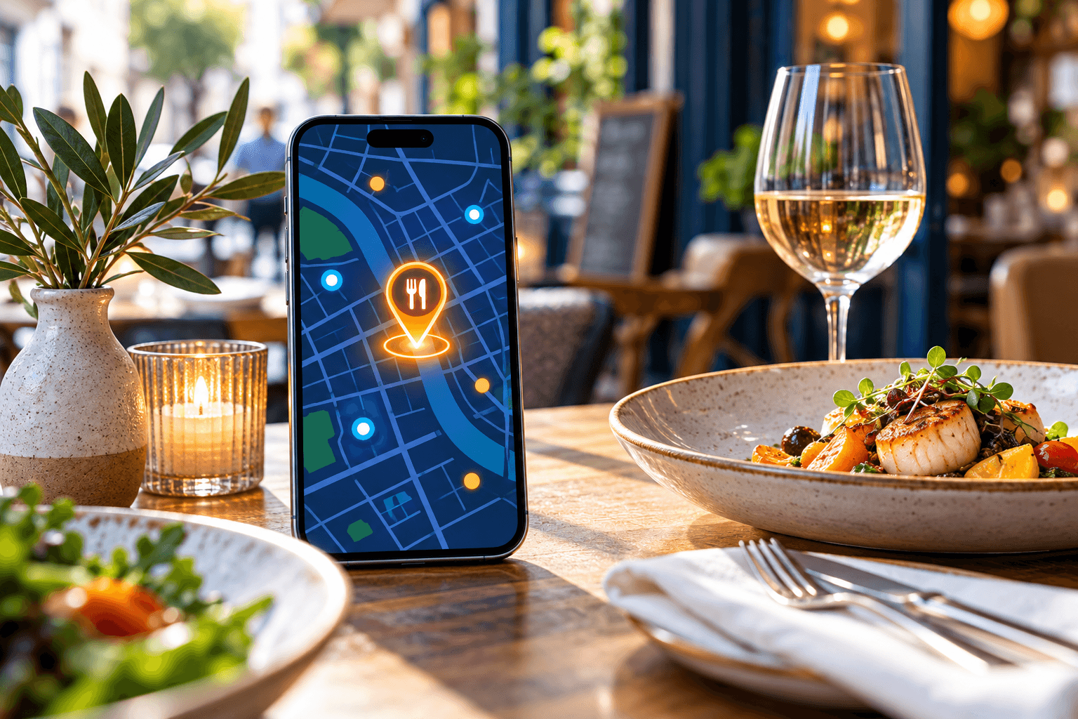 Restaurant marketing article illustration